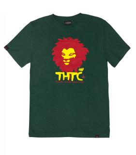 Tricou THTC Chant Down Babylon - Canepa Bumbac - Verde