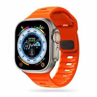 Curea Tech-Protect Iconband Line Apple Watch 42 44 45 49 Ultra mm portocaliu