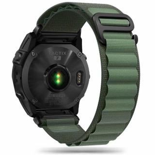 Curea Tech-Protect Nylon Garmin Fenix 3   5X   3HR   5X Plus   6X   6X Pro   7X    8 51mm verde