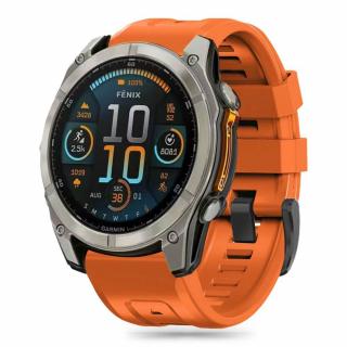 Curea Tech-Protect Silicone Garmin Fenix 5X   5X Plus   6X   6X Pro   7X   8 51mm portocaliu