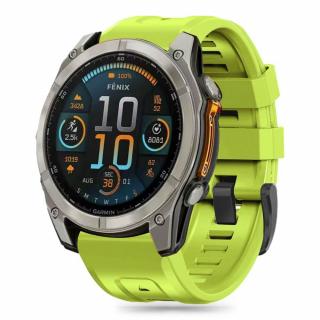 Curea Tech-Protect Silicone Garmin Fenix 5X   5X Plus   6X   6X Pro   7X   8 51mm verde lime