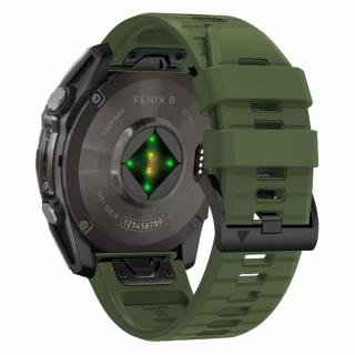 Curea Tech-Protect Silicone Line Garmin Fenix 5   6   6 Pro   7   7 Pro   8 47mm verde army