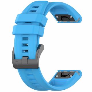 Curea Techsuit Watchband QuickFit 20mm (W060) - Instinct 2S 2S Solar Approach S70 42mm Forerunner 220 230 235 630 735 albastru