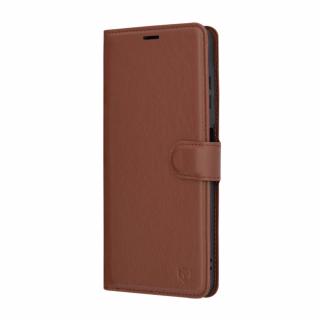Husa carte Samsung Galaxy A06 Techsuit Leather folio maro