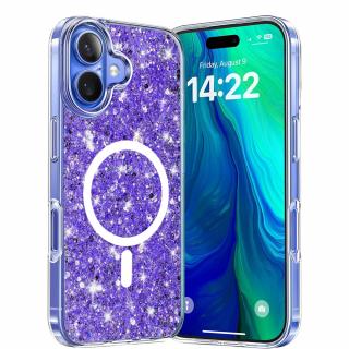 Husa Iphone 16 Techsuit Sparkly Glitter magsafe mov