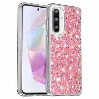 Husa Samsung Galaxy A36   A56 5G Techsuit Sparkly Glitter roz