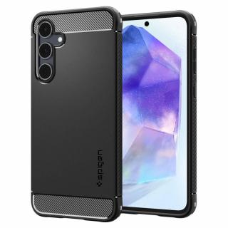 Husa Spigen Rugged Samsung Galaxy A55 5G negru