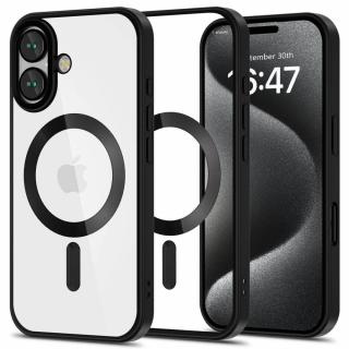 Husa Tech-Protect Magflex Iphone 16 magsafe satin negru
