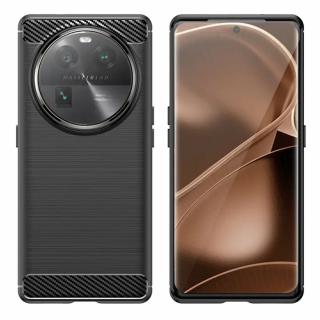 Husa Techsuit Carbon Silicone Oppo Find X6 Pro