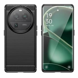 Husa Techsuit Carbon Silicone Oppo Find X6