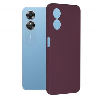 Husa Techsuit Soft edge silicone Oppo A17 bordo