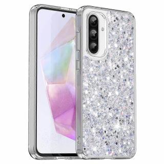 Husa Techsuit Sparkly Glitter Samsung Galaxy A36   A56 5G alb