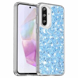 Husa Techsuit Sparkly Glitter Samsung Galaxy A36   A56 5G albastru
