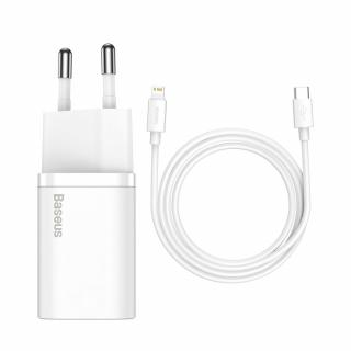 Incarcator retea Baseus Super Si USB-C 20W alb