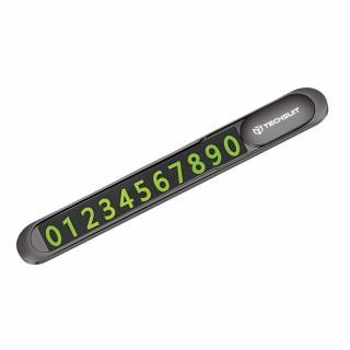 Placuta numar telefon suport bord auto cu afisaj  pentru parcare temporara Techsuit PNP1
