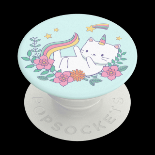 Suport stand adeziv universal Popsockets Rainbowcorn Cat