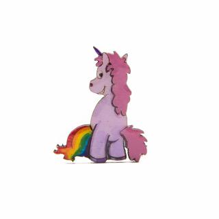 Brosa Lemn Unicorn - Feel the rainbow