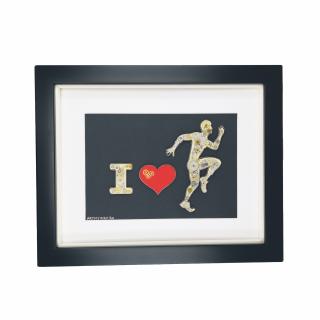 Tablou   I LOVE RUNNING   - Colectia BornToRide