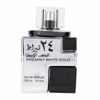 24 Carat White Gold 100ml - Apa de Parfum, barbati