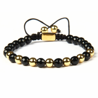 24K Black Bangles Gold