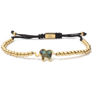 24K Galaxy Elephant Gold Plated