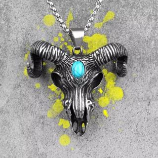 Lantisor Antelope Skull silver