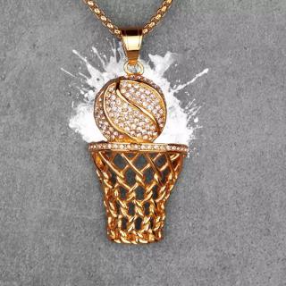 Lantisor Basket 24K gold plated