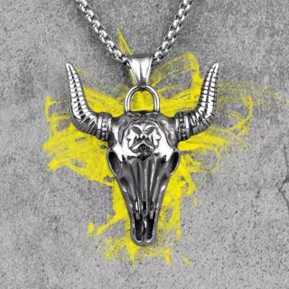 Lantisor Cattle Skull silver