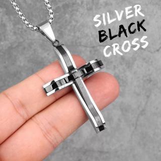 Lantisor Double Cross silver-black