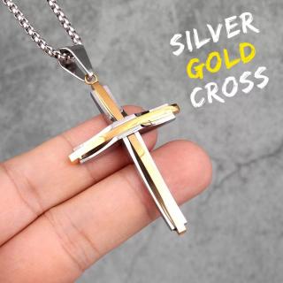 Lantisor Double Cross silver-gold