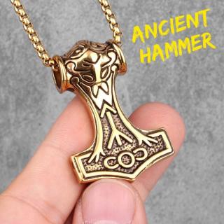 Lantisor Hammer 24K gold plated