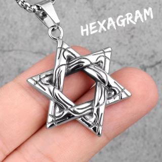 Lantisor Hexagram silver