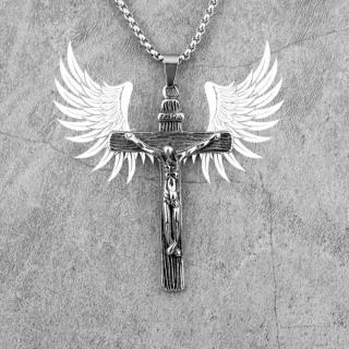 Lantisor Iisus INRI silver