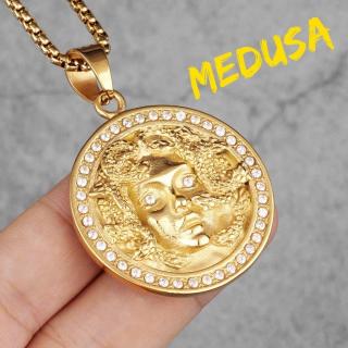 Lantisor Medusa 24K gold plated