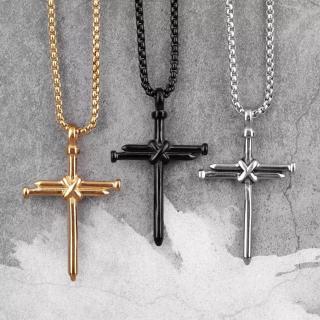 Lantisor Nail Cross 24K gold plated