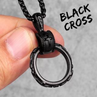 Lantisor Ring Cross black