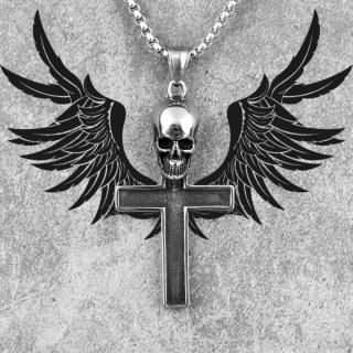 Lantisor Skull Cross silver