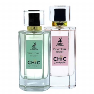 Pachet 2 parfumuri dama Chic Velvet: Vert Secret 100ml + Pink Secret 100ml