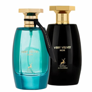 Pachet 2 parfumuri dama: Very Velvet Aqua 100ml + Very Velvet Noir 100ml