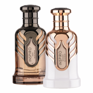 Pachet 2 parfumuri El si Ea, extract de parfum: Inspiro Men 100ml + Inspiro Woman 100ml