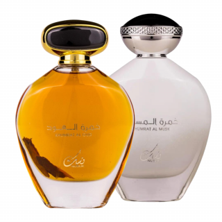 Pachet 2 parfumuri El si Ea: Khumrat al Musk 100ml + Khumrat al Oud 100ml