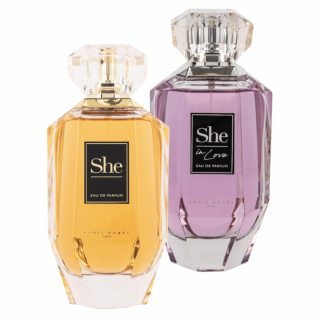 Pachet 2 parfumuri femei 100ml: She + She in Love