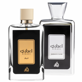 Pachet 2 parfumuri Lattafa 100ml: Ejaazi + Ejaazi Silver