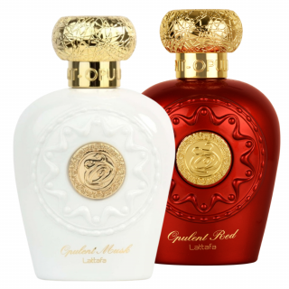 Pachet 2 parfumuri Lattafa 100ml: Opulent Musk + Opulent Red