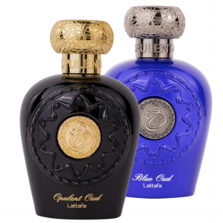 Pachet 2 parfumuri Lattafa 100ml: Opulent Oud + Opulent Blue