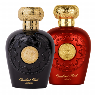 Pachet 2 parfumuri Lattafa 100ml: Opulent Oud + Opulent Red