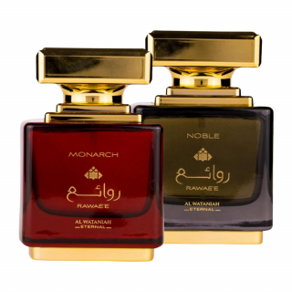 Pachet 2 parfumuri premium barbati RAWAEE: Noble 100ml + Monarch 100ml