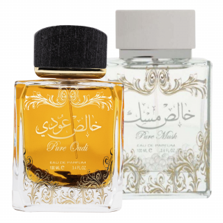 Pachet 2 parfumuri unisex 100ml: Pure Oudi + Pure Musk