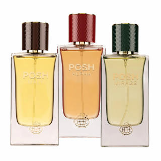 Pachet 3 parfumuri POSH: Alpha 80ml + Mirage 80ml + Malt 80ml