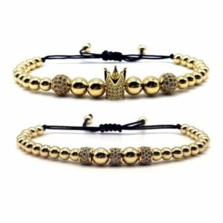 Set 2 Bratari Amunis Luxury 59 24K Gold Plated